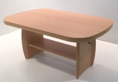Produktbild von Couchtisch Saturn | Buche | höhenverstellbar, ausziehbar | B/T/H 107-156 x 67 x 52-62 cm