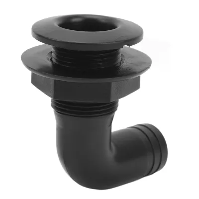 Produktbild von Marine-Rumpfverbinder, 90°-Rumpfverbinder, 90°-Rumpfverbinder, 90°-Rumpfablassverbinder, 90°-Rumpfablassschlauchverbinder, Rumpfschlauchventilanschluss
