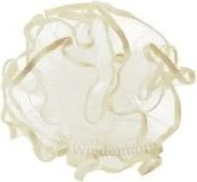 Produktbild von Kerzen Tropfenfänger aus Tüll in Creme für Kerzen bis Ø 50 mm