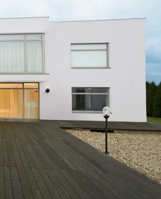 Produktbild von Nova Luce OMIKA Wegeleuchte E27 Grau 12W IP54 15x15x97cm dimmbar 9060196