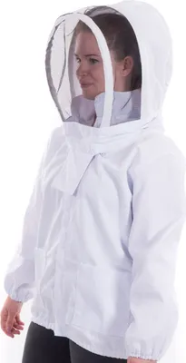 Produktbild von IMKER SCHUTZJACKE | Größe L, Baumwolle | Bienen Schutzhemd mit Hut