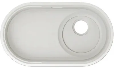 Produktbild von Spüle Blanco OOVALON 700-U 75,6 x 43 cm weiß 527990