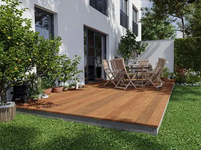 Produktbild von 4,57 m | Terrassendiele Bangkirai *Standard Qualität*