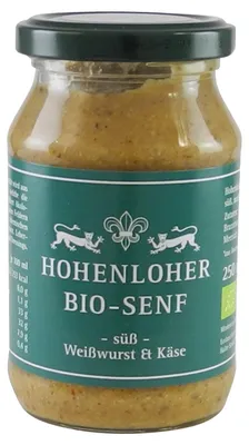 Produktbild von Hohenloher -Senf süß (250 ml)