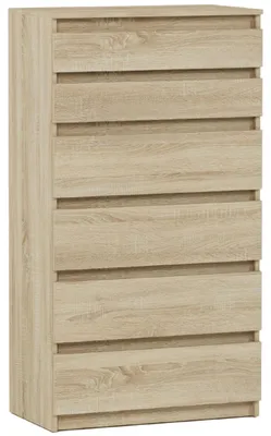 Produktbild von Kommode - Eiche Sonoma - 70 x 40 x 128 cm - Modern R-6
