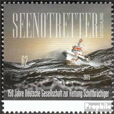 Produktbild von Briefmarken BRD (BR.Deutschland) 2015 Mi 3153 (kompl.Ausg.) postfrisch Rettung Schiffsbrüchiger