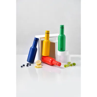Image de Bouteille d'eau Benetton Rainbow en acier inoxydable 550 ml - Rouge