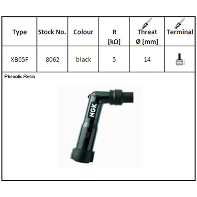Zdjęcie produktu dla NGK Zündkerzenstecker XB05F