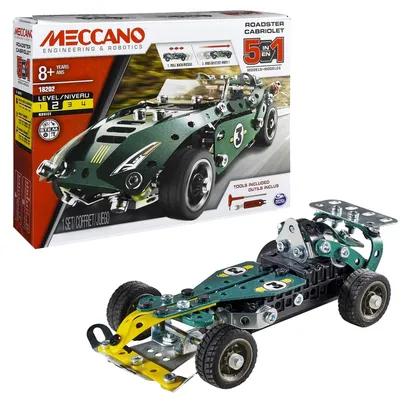 Image de Meccano Coffret de Construction 5 Modèles : Cabriolet