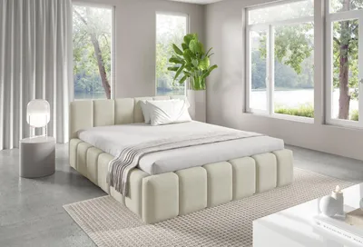 Produktbild von Polsterbett KALLA Medium 140x200 cm mit Bettkasten – QUELLE 02
