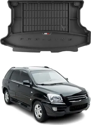 Zdjęcie produktu dla OMAC gumowa wykładzina bagażnika do Kia Sportage 2004-2010 wykładzina bagażnika TPE czarna