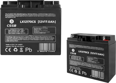 Produktbild von CSSB-Gel-Batterie 12V 17Ah verschiedene Verwendung Akku Batteire aufladbar