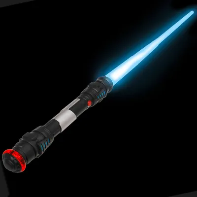 Zdjęcie produktu dla Miecz laserowy Lightsaber Miecz laserowy 108 cm ze światłem, dźwiękiem i wibracjami (niebieski)