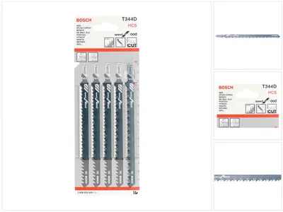 Obrázok produktu pre Bosch 2 608 633 A34, Pílový kotúč, drevotrieska, Laminátová doska, mäkké drevo, Preglejka s dreveným jadrom, oceľ s vysokým obsahom karbónu HCS, 4 mm, 15,2 cm, 5 kusov