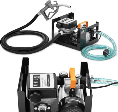 Zdjęcie produktu dla Pompa Dystrybutor Do Paliwa Oleju Napędowego Elektryczna Z Licznikiem Ip55 230 V 600 W 60 L/Min