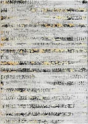 Produktbild von Teppich, modern und abstrakt, grau gold 120x170