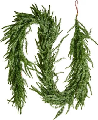 Zdjęcie produktu dla Girlanda bożonarodzeniowa 1828mm - Girlanda z jodły Norfolk - Dekoracja bożonarodzeniowa - Sztuczna dekoracja bożonarodzeniowa - Dekoracja na przyjęcie bożonarodzeniowe