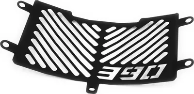 Obrázek produktu pro Kryt chladiče ZIEGER kompatibilní s logem KTM 390 Duke černý