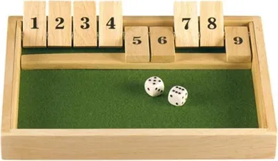 Produktbild von Carl Weible GmbH & Co.KG, Spielwarenfabrik Longfield Shut the Box 1 - 9 0