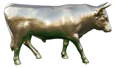 Immagine prodotto di Design Toro Figura Statua Scultura Figure Sculture Decorazione Decorazione Nuovo c537