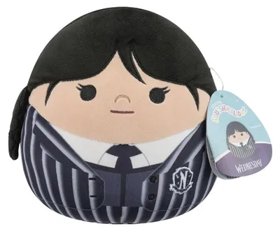 Produktbild von Wednesday Squishmallows Plüschfigur Wednesday in Uniform 20 cm
