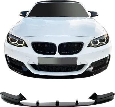 Immagine prodotto di Spoiler anteriore spoiler labbro paraurti nero lucido per BMW Serie 2 F22 / F23 da