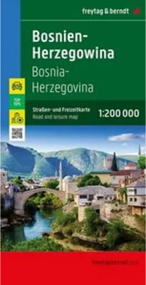 Produktbild von freytag & berndt Straßenkarte Bosnien-Herzegowina 1:200.000