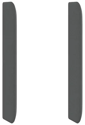 Obrázok produktu pre vidaXL Čelo postele s ušami, sivé, 80 x 16 x 4 cm, látka