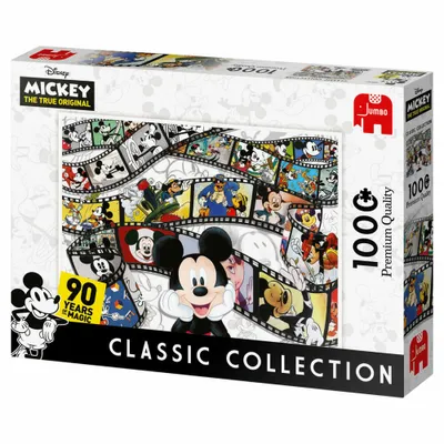 Zdjęcie produktu dla Jumbo Puzzel Disney Classic Collection Mickey Mouse 90th Anniversary - Legpuzzel - 1000 stukjes