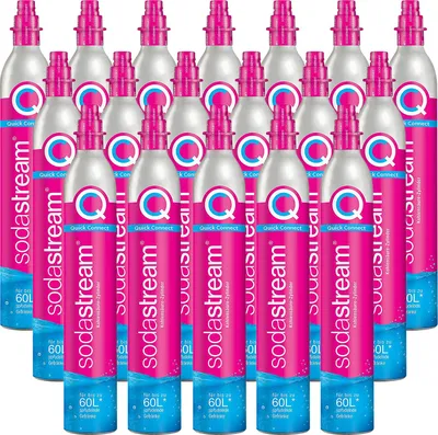 Image de Lot de 18 cylindres de gaz co2 60l quick connect pour machine à gazéifier - Sodastream - 18 X CYLINDRE QUICK CONNECT -