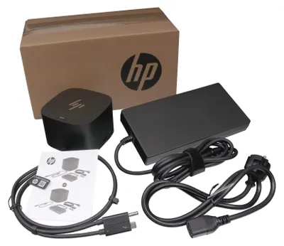 Produktbild von HP Thunderbolt Dockingstation G4 280W mit Thunderbolt 4, Schwarz
