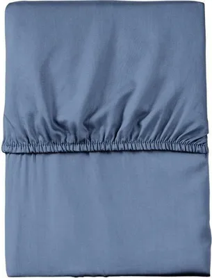 Image de Detexpol Drap microfibre 220x200 bleu monochrome avec élastique Poly