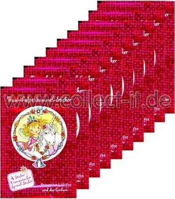 Obrázek produktu pro Princezna Lillifee a jednorožec samolepky - 10 sáčků