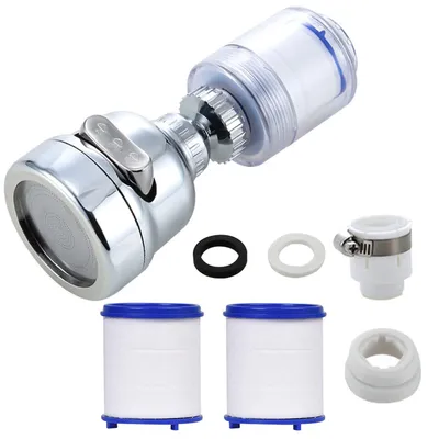 Produktbild von Wasserfilterarmatur, 360° schwenkbar, Spültischarmatur mit Sprühkopfadapter