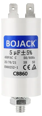 CBB60 Kondensator 5 µF 450 V 30x57 mm für Motoren