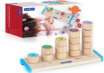 Obrázok produktu pre Spočítajte a poskladajte farebné rolky (16 kusov)