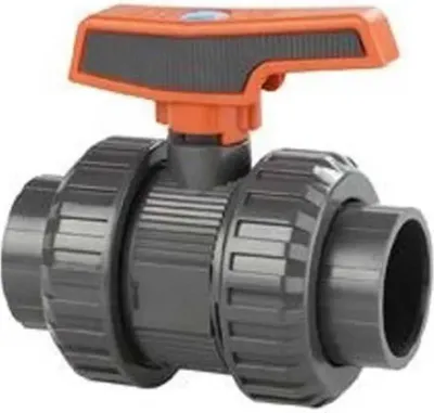 Produktbild von Cepex 37040 Pvc-u Ø25 Kugelhähne Standardserie Ptfe Epdm Klebesockel Schwarzer Punkt Silber Silber One Size
