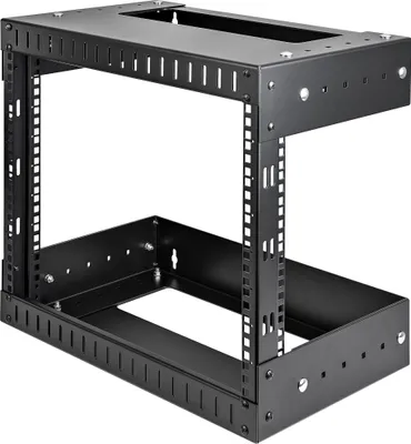 Zdjęcie produktu dla StarTech.com RK812WALLOA, Szafa wisząca, 8U, 61,2 kg, 11,1 kg, Czarny