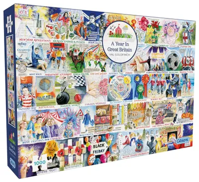 Zdjęcie produktu dla Gibsons A Year in Great Britain, 1000 szt.