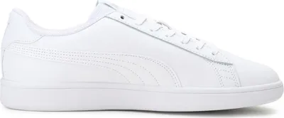 Image de Puma Retro Sneaker Echtleder 'Smash v2 L' puma white/puma white, Neutral EU:47 EU