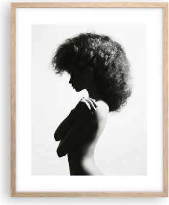 Produktbild von Gerahmtes Poster - Rahmen in heller Eiche - Frau Nacktheit Körper - 40x50 cm - Wand Bild - Wanddeko - Wandbilder - Kunstposter - Wandposter - Bilderrahmen - Bilder - Kunstdruck - P2NPA40x50-4946