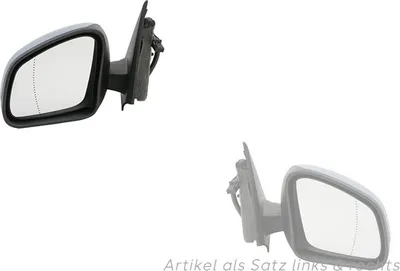 Produktbild von Außenspiegel passend für Smart Fortwo/Forfour -453 07/14- Set links & rechts grundiert A4538100600 963730986R 963022916R A0998116600 A453811 Johns