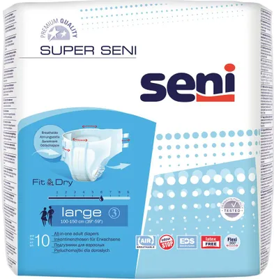 Immagine prodotto di Seni Super slip per incontinenza L 10 pz