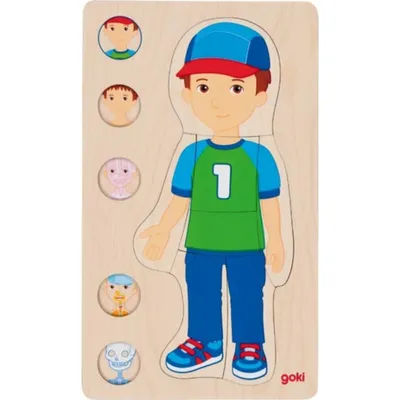 Produktbild von Schichtenpuzzle Junge