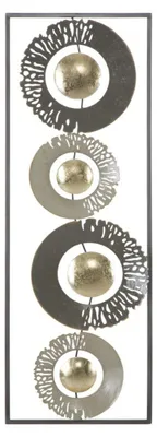 Immagine prodotto di Pannello da muro Ring in ferro multicolore 31x89,5 cm