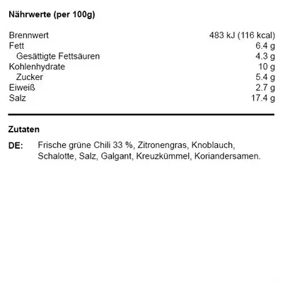 Obrázek produktu pro Cook Brand Kari pasta zelená pro pravou asijskou kuchyni 400g