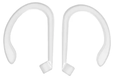 Immagine prodotto di Supporti in silicone a forma di gancio per auricolari, compatibili con AirPods e altri auricolari Bluetooth, ideali per lo sport (bianchi)