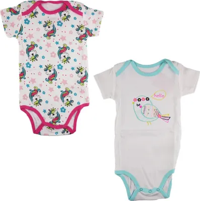 Produktbild von Baby 2er Pack kurzarm Body Strampler – 80