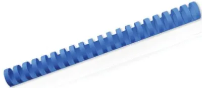 Produktbild von GBC CombBind Plastikbinderücken, blau, 22mm (100), Blau, 210 Blätter, Polyvinylchlorid (PVC), A4, 100 Stück(e)