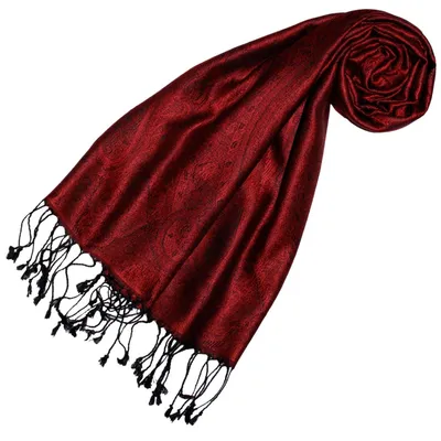 Produktbild von r Damen Seidenschal mit Paisley-Muster
